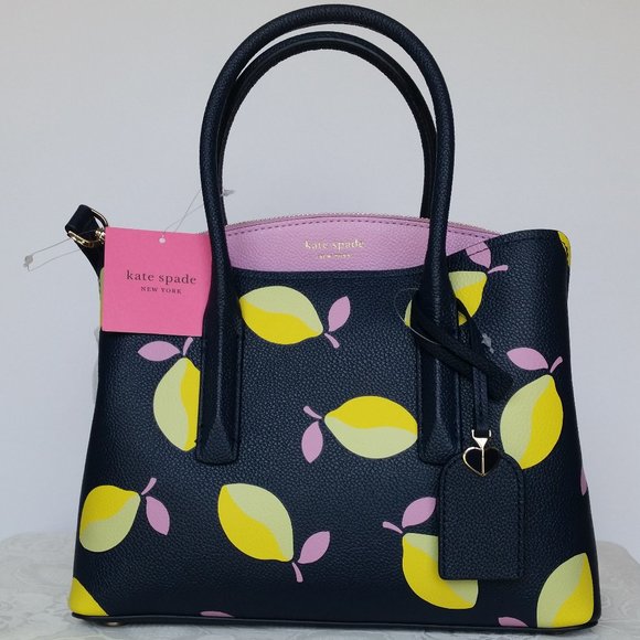KATE SPADE Handbags - KATE SPADE Margaux Lemons Medium Satchel